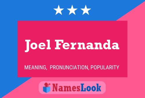 ملصق اسم Joel Fernanda