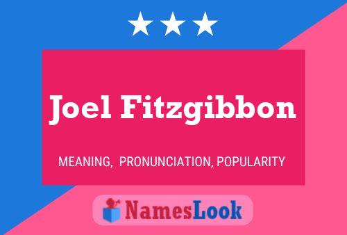 ملصق اسم Joel Fitzgibbon