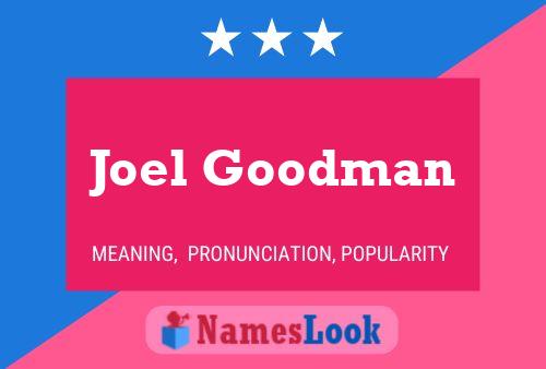 ملصق اسم Joel Goodman