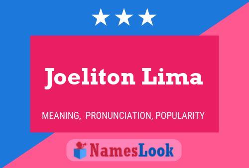 ملصق اسم Joeliton Lima