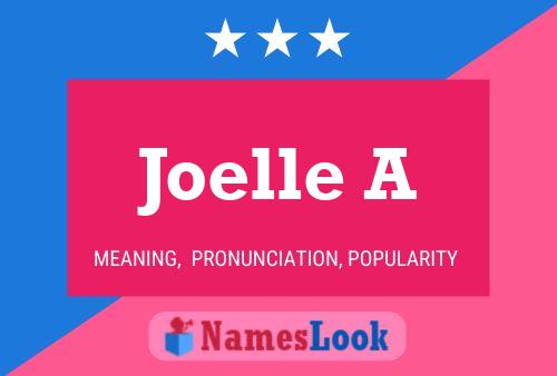 ملصق اسم Joelle A