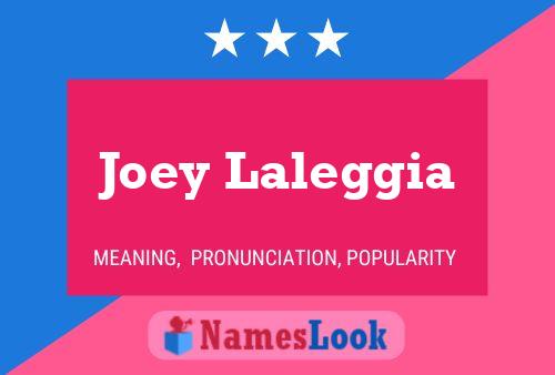 ملصق اسم Joey Laleggia