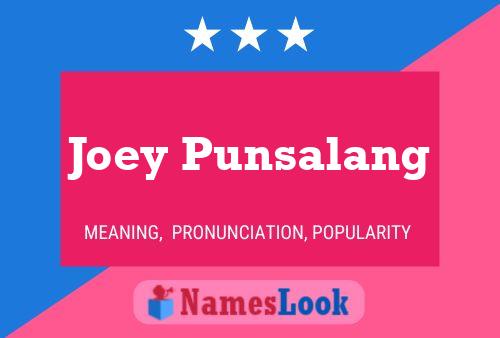 ملصق اسم Joey Punsalang