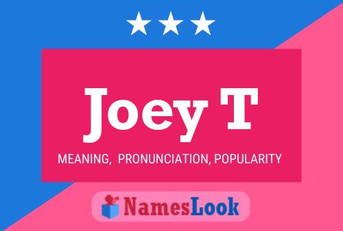 ملصق اسم Joey T