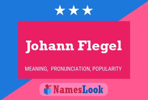 ملصق اسم Johann Flegel