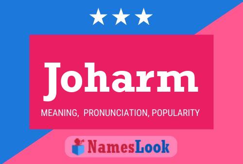 ملصق اسم Joharm