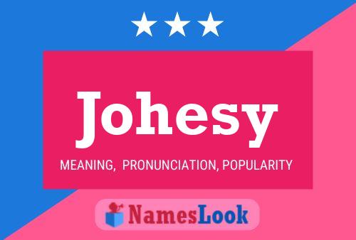 ملصق اسم Johesy