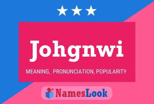 ملصق اسم Johgnwi