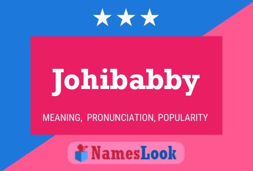 ملصق اسم Johibabby