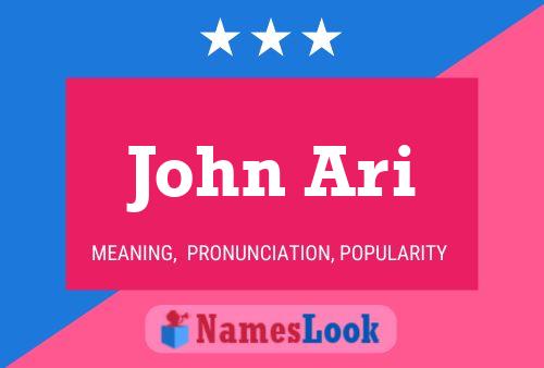 ملصق اسم John Ari