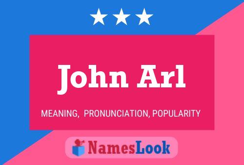 ملصق اسم John Arl