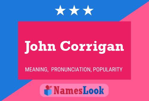 ملصق اسم John Corrigan