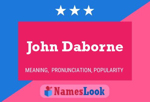 ملصق اسم John Daborne