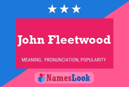 ملصق اسم John Fleetwood