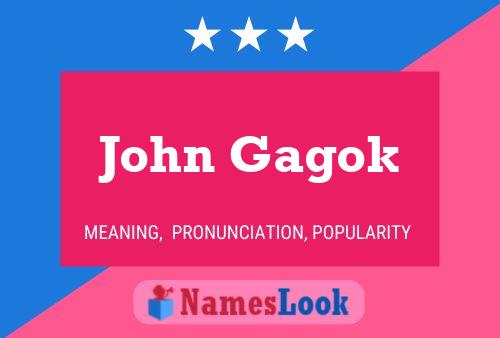 ملصق اسم John Gagok