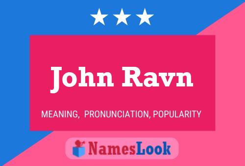 ملصق اسم John Ravn