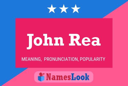 ملصق اسم John Rea