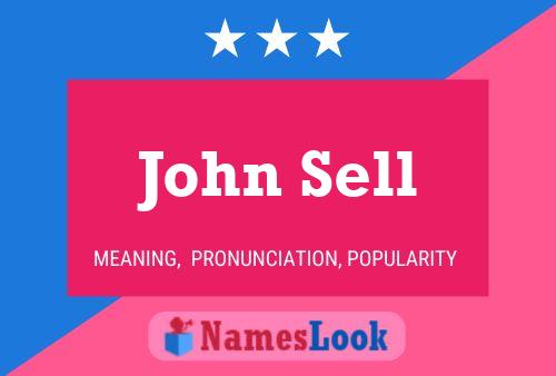 ملصق اسم John Sell