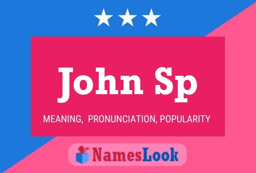 ملصق اسم John Sp