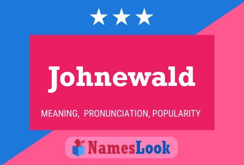 ملصق اسم Johnewald