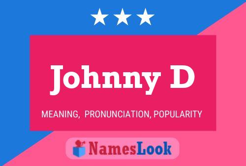 ملصق اسم Johnny D