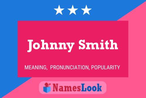 ملصق اسم Johnny Smith