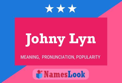 ملصق اسم Johny Lyn