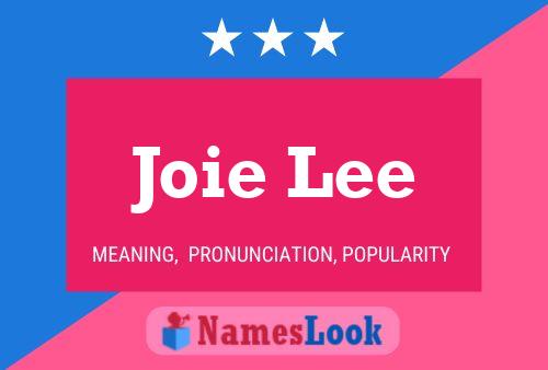 ملصق اسم Joie Lee