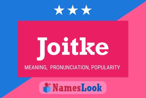 ملصق اسم Joitke