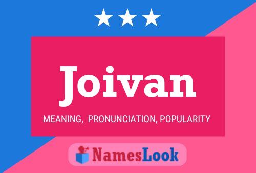 ملصق اسم Joivan