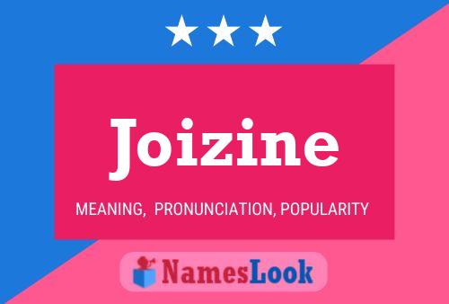 ملصق اسم Joizine