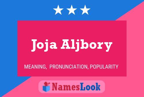 ملصق اسم Joja Aljbory