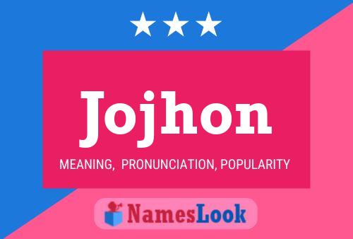 ملصق اسم Jojhon