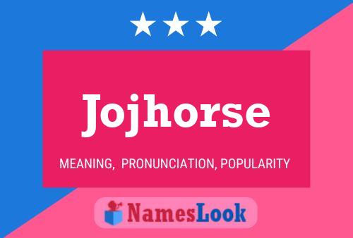 ملصق اسم Jojhorse