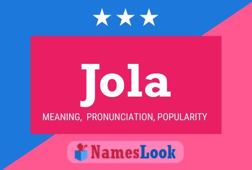 ملصق اسم Jola