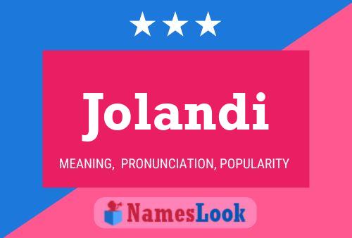 ملصق اسم Jolandi