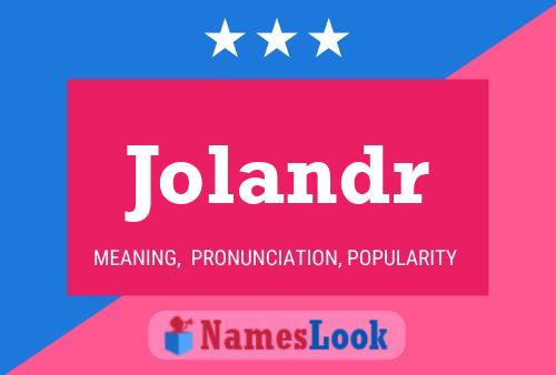 ملصق اسم Jolandr