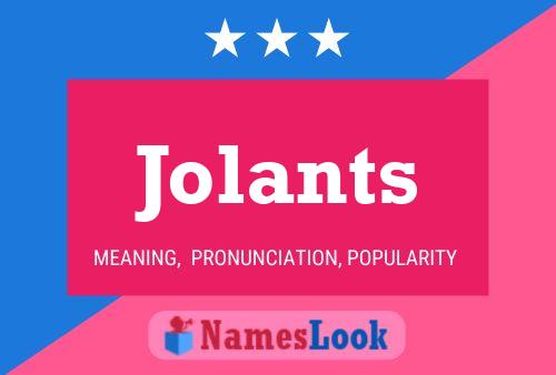 ملصق اسم Jolants