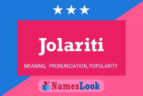 ملصق اسم Jolariti