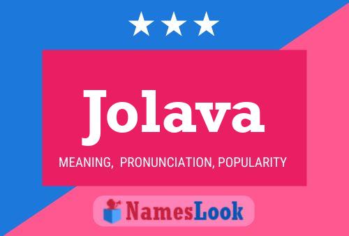 ملصق اسم Jolava