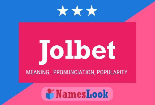 ملصق اسم Jolbet