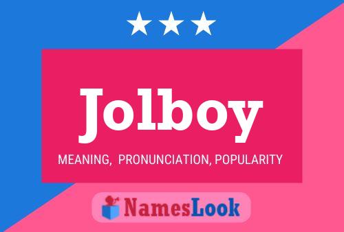 ملصق اسم Jolboy