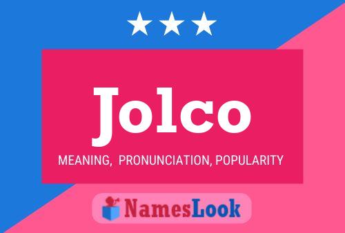 ملصق اسم Jolco