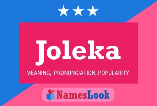 ملصق اسم Joleka