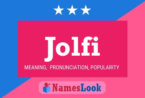 ملصق اسم Jolfi