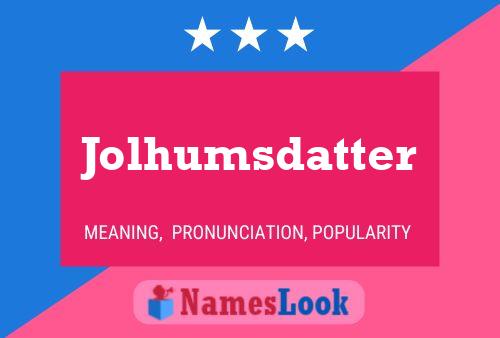 ملصق اسم Jolhumsdatter