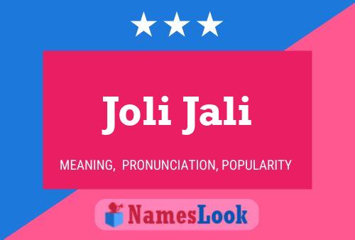 ملصق اسم Joli Jali