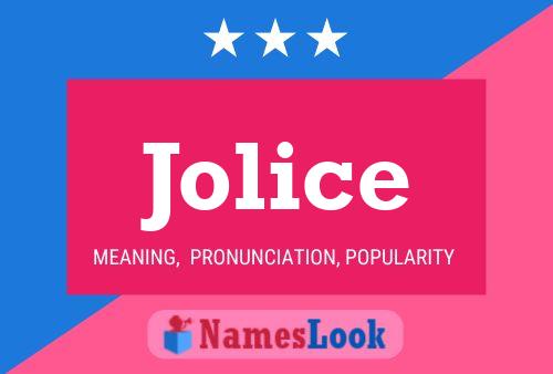 ملصق اسم Jolice