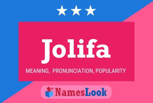 ملصق اسم Jolifa