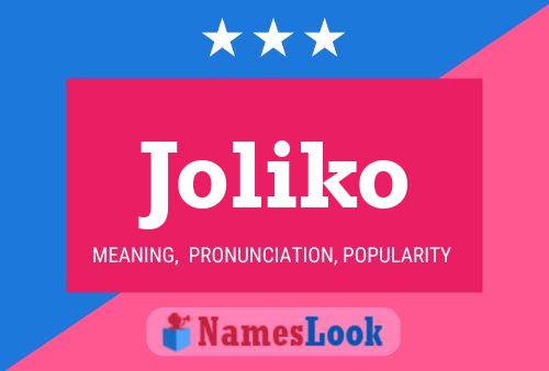 ملصق اسم Joliko